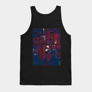 Baghdad, Iraq City Map Typography - Hope Tank Top